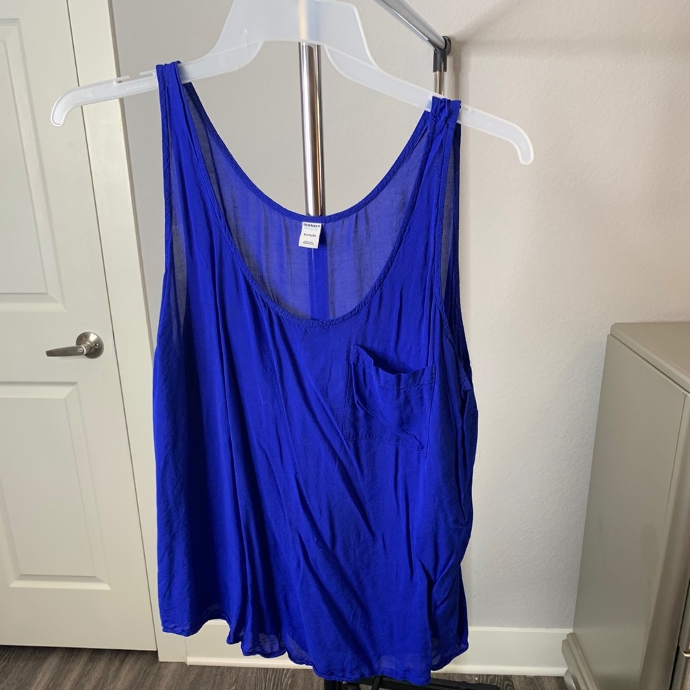 Blue tank top